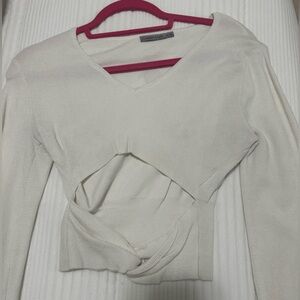 Carmar Cream Cross over long sleeve